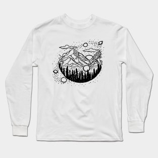 Space abstraction Long Sleeve T-Shirt